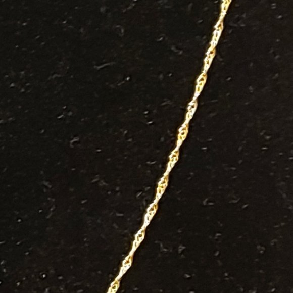 14K Gold Women's Small Twist Link Chain - Picture 2 of 5